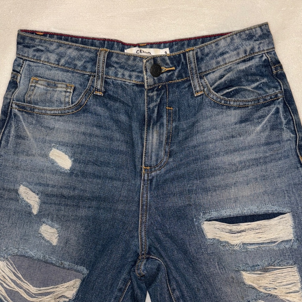 Cello Ripped Denim Jeans - Picture 2 of 5